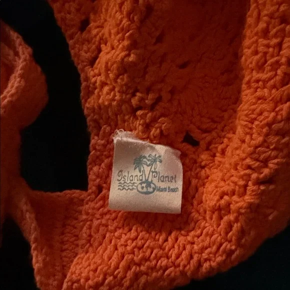 Orange Crochet Halter Top - Picture 7 of 7